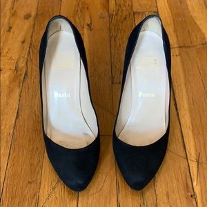 Christian Louboutin Declic Suede Pumps